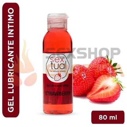 Gel estimulante sabor frutilla 80 ml